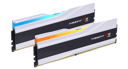 G.SKILL Trident Z5 Neo RGB DDR5 RAM 64GB (2x32GB) kit in matte white