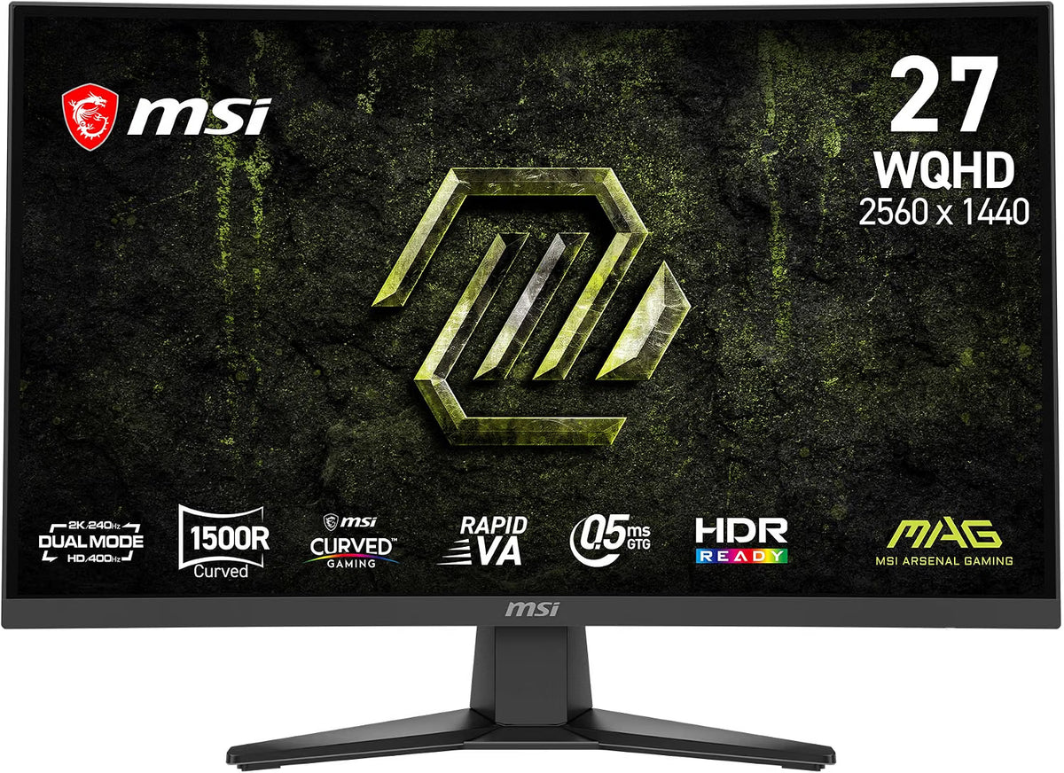 MSI MAG 27 inch 1440p 240Hz/400Hz dual mode gaming monitor