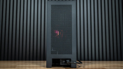 VAPOR CHAMBER RX 9060 XT Gaming PC – back view