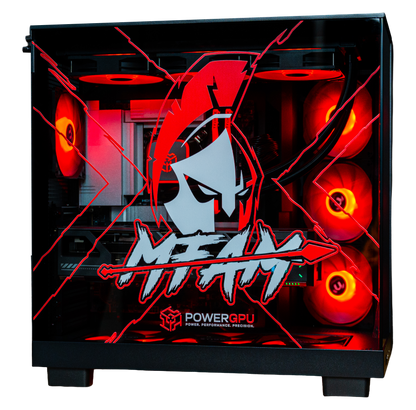 MFAM Signature Edition Intel RTX 5080 gaming PC built by PowerGPU in partnership with Nickmercs