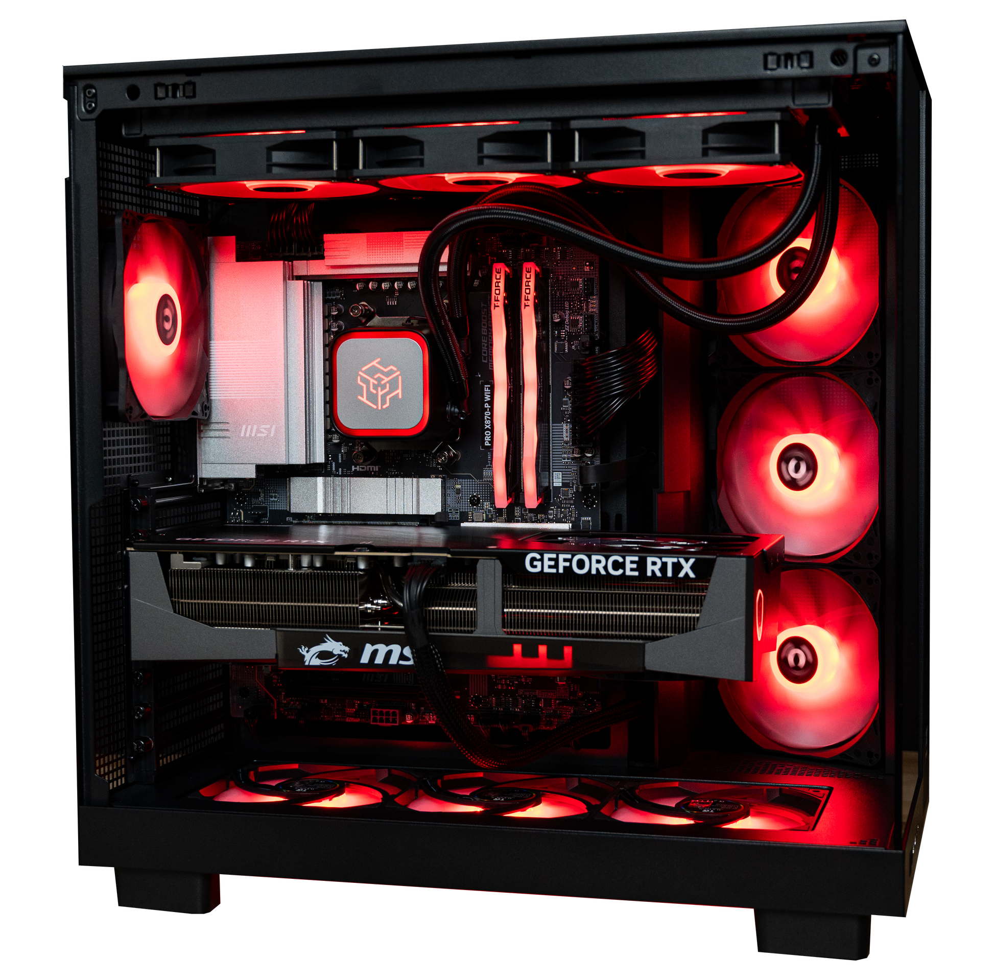 PowerElite Intel RTX 5080 gaming PC built by PowerGPU — 4K and content creation