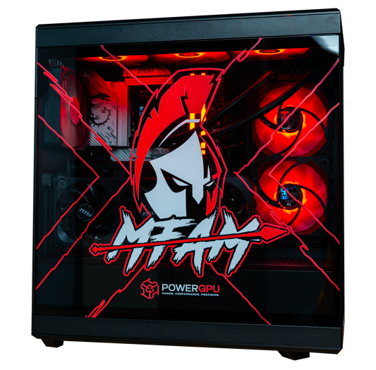MFAM Signature Edition AMD Ryzen RTX 5070 gaming PC built by PowerGPU with Nickmercs