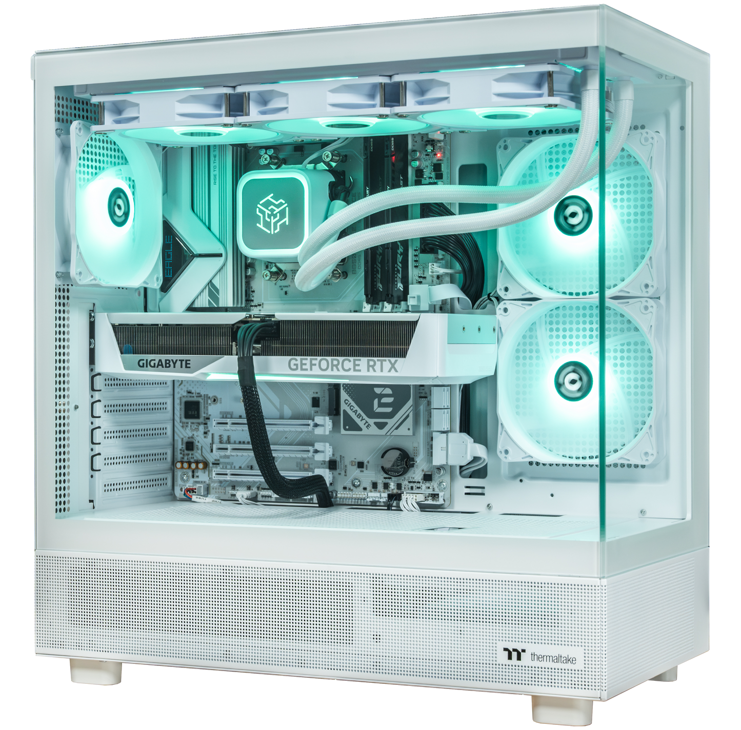 Seafoam RTX 5070 Gaming PC