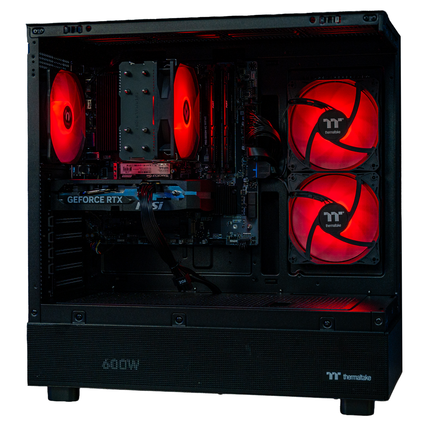 PowerStarter AMD RTX 5060 gaming PC hand-built by PowerGPU in Wake Forest NC