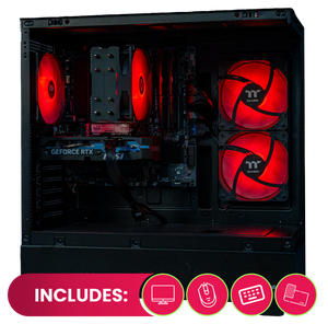 PowerStarter Intel RTX 5060 gaming PC hand-built by PowerGPU — 1080p 144fps